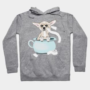 Chihuahua on Pot Hoodie